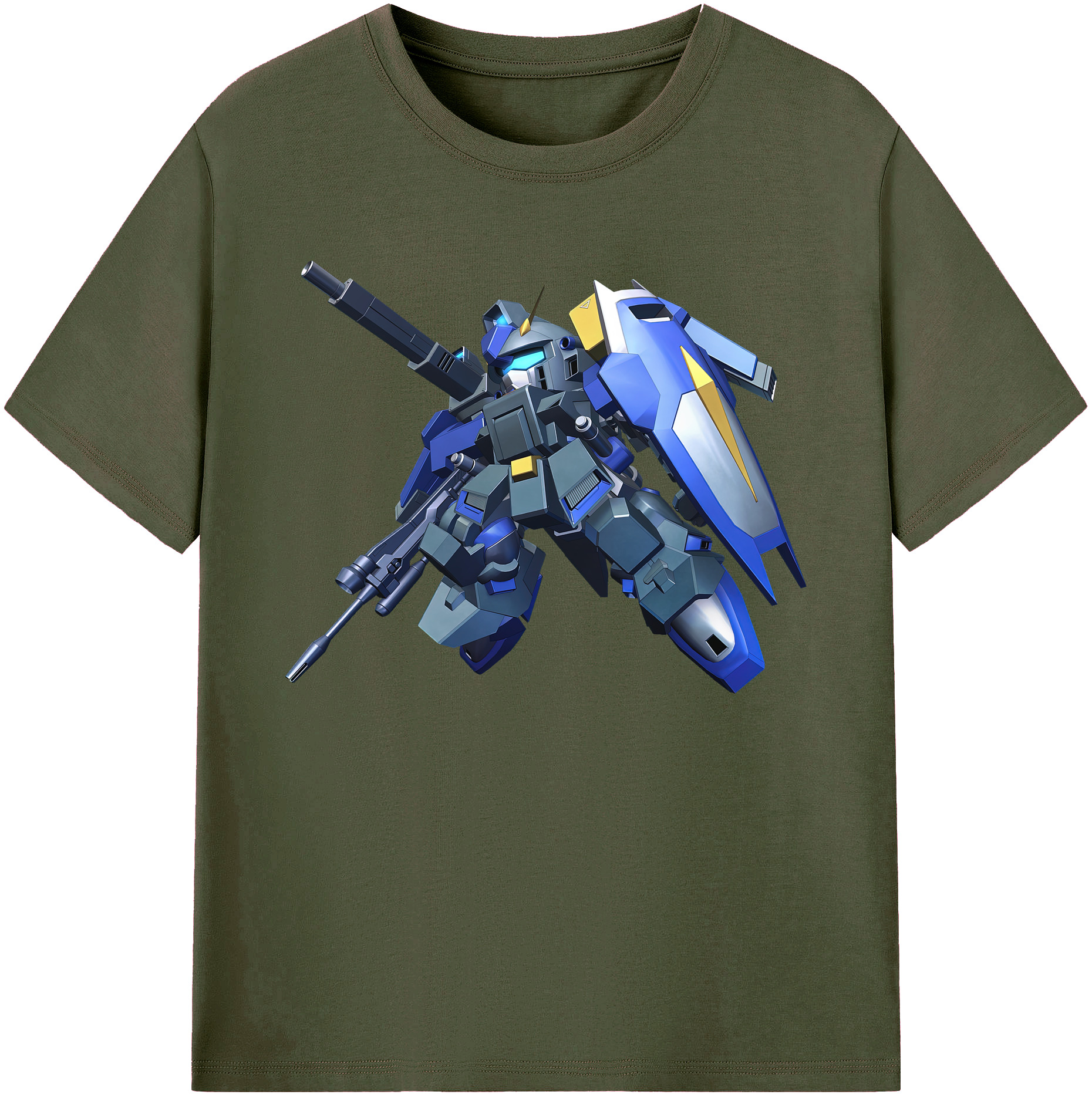 （画像用） 機動戦士ガンダム Mobile Suit Gundam 綿100％ メンズ半袖Tシャツ｜肌触りやわらか＆通気性